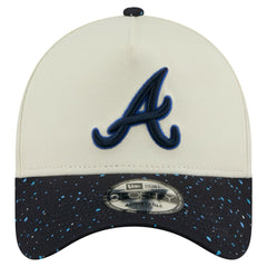 Atlanta Braves Speckle A-Frame 9FORTY Adjustable Hat Cream