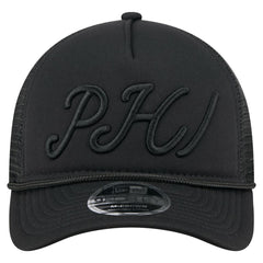 Philadelphia Phillies City Initial 9FORTY A-Frame M-Crown Adjustable Trucker Hat Black