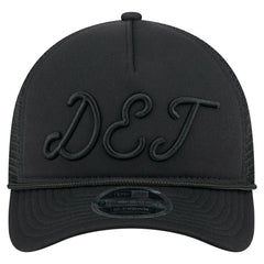 Detroit Tigers City Initial 9FORTY A-Frame M-Crown Adjustable Trucker Hat Black