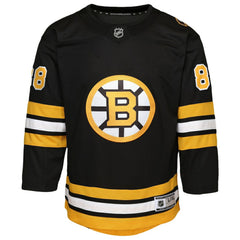 David Pastrnak Boston Bruins Youth Home Premier Player Jersey - Black Jerseys