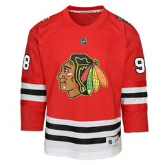 Connor Bedard Chicago Blackhawks Youth Home Centennial Premier Jersey - Red Jerseys