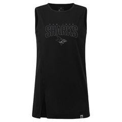 San Jose Sharks Levelwear Women's Influx Darkmoon Tank Top - Black Tank Top