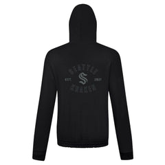 Seattle Kraken Levelwear Women's Waterfall Nightfall Pullover Hoodie - Black Hoodies