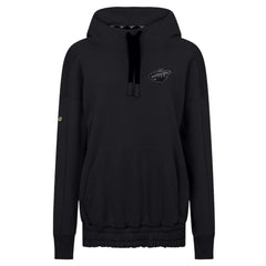 Minnesota Wild Levelwear Women's Waterfall Nightfall Pullover Hoodie - Black Hoodies
