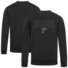 St. Louis Blues Levelwear Zane Darkmoon Pullover Sweatshirt - Black Sweatshirts
