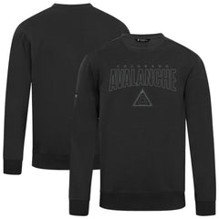 Colorado Avalanche Levelwear Zane Darkmoon Pullover Sweatshirt - Black Sweatshirts