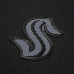 Seattle Kraken Levelwear Murray Nightfall Quarter-Zip Jacket - Black Jackets
