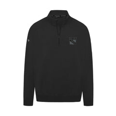 New York Rangers Levelwear Murray Nightfall Quarter-Zip Jacket - Black Jackets