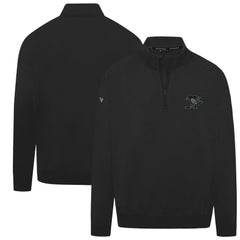 Pittsburgh Penguins Levelwear Murray Nightfall Quarter-Zip Jacket - Black Jackets
