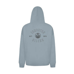 Edmonton Oilers Levelwear Uphill Abyssal Full-Zip Hoodie - Gray Hoodies