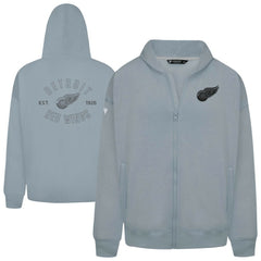 Detroit Red Wings Levelwear Uphill Abyssal Full-Zip Hoodie - Gray Hoodies