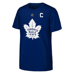 Auston Matthews Toronto Maple Leafs Outerstuff Youth Player Name & Number T-Shirt - Blue T-shirts