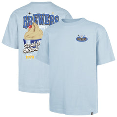 Milwaukee Brewers Ice Cream Parlor Foundation T-Shirt Light Blue