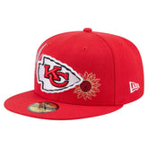 Kansas City Chiefs New Era State Stitch 59FIFTY Fitted Hat - Red for sale