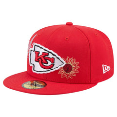 Kansas City Chiefs New Era State Stitch 59FIFTY Fitted Hat - Red for sale