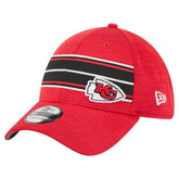 Kansas City Chiefs New Era Stripes 39THIRTY Flex Hat - Red outlet