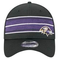 Baltimore Ravens New Era Stripes 39THIRTY Flex Hat - Black outlet