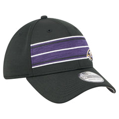 Baltimore Ravens New Era Stripes 39THIRTY Flex Hat - Black outlet