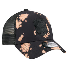 Cleveland Browns New Era Bleached A-Frame 9FORTY Trucker Adjustable Hat - Black on sale