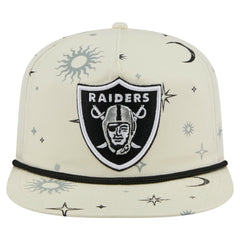 Las Vegas Raiders New Era Celestial Golfer Snapback Hat - Cream outlet