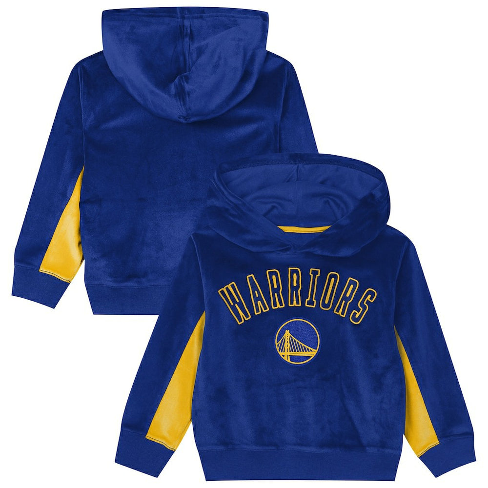 Golden State Warriors Outerstuff Preschool Velour Hoodie sale - Royal on sale