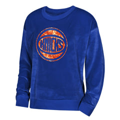 New York Knicks Outerstuff Youth Girls Step Back Sweatshirt - Blue cheap