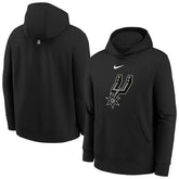 San Antonio Spurs Youth 2025/26 Club Fleece Hoodie - Black outlet