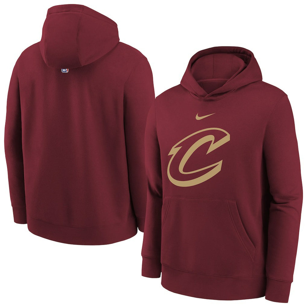 Cleveland Cavaliers Youth 2025/26 Club Fleece Hoodie sale - Wine on sale