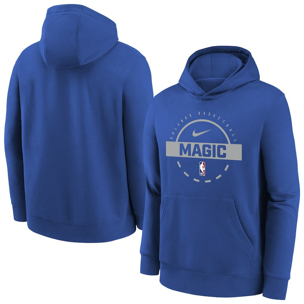 Orlando Magic Youth 2025/26 Club Fleece Practice Hoodie - Blue on sale