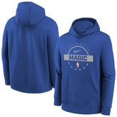 Orlando Magic Youth 2025/26 Club Fleece Practice Hoodie - Blue on sale