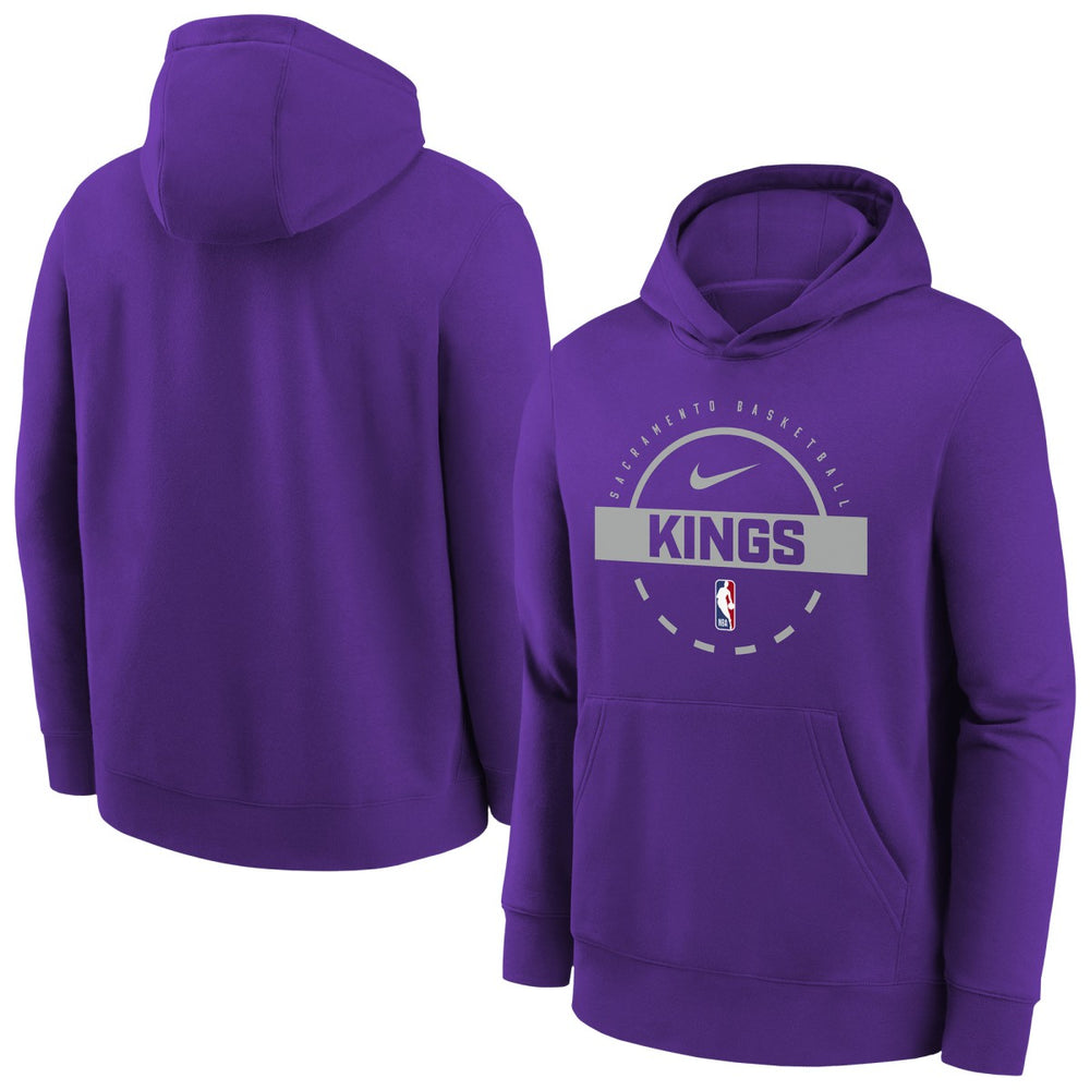 Sacramento Kings Youth 2025/26 Club Fleece Practice Hoodie - Purple online