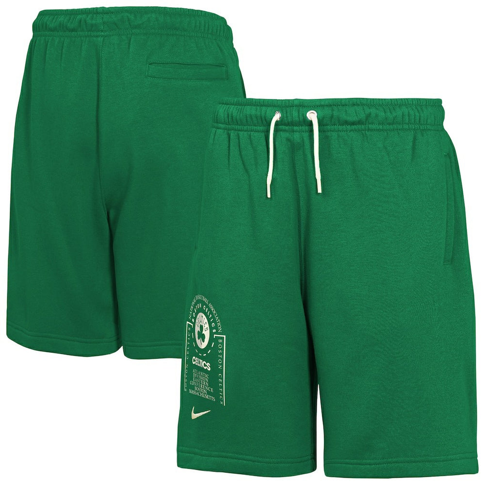Boston Celtics Youth Courtside Club Fleece Shorts - Kelly Green on sale