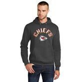 Kansas City Chiefs Starter Arch Over Logo Pullover Hoodie - Charcoal outlet