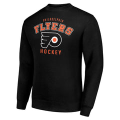 Philadelphia Flyers Men's Starter Team Logo Fleece Pullover Sweatshirt - Black Sweatshirts