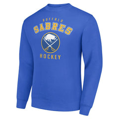 Buffalo Sabres Men's Starter Team Logo Fleece Pullover Sweatshirt - Royal Sweatshirts