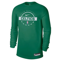 Boston Celtics 2025/26 On-Court Flare Dri-FIT Practice Long Sleeve Tri-Blend T-Shirt - Kelly Green sale