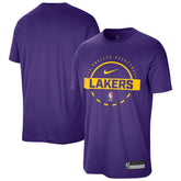 Los Angeles Lakers 2025/26 On-Court Flare Performance Practice T-Shirt - Purple discount