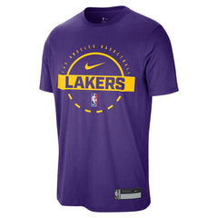 Los Angeles Lakers 2025/26 On-Court Flare Performance Practice T-Shirt - Purple discount
