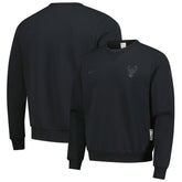 Milwaukee Bucks Authentic Standard Issue Travel Dri-FIT Sweatshirt - Black shop