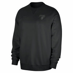New York Knicks Authentic Standard Issue Travel Dri-FIT Sweatshirt - Black sale