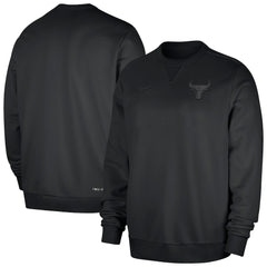 Chicago Bulls Authentic Standard Issue Travel Dri-FIT Sweatshirt - Black shop