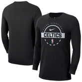 Boston Celtics Authentic Long Sleeve Practice T-Shirt - Black outlet