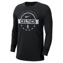 Boston Celtics Authentic Long Sleeve Practice T-Shirt - Black outlet