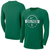 Boston Celtics Authentic Long Sleeve Practice T-Shirt - Kelly Green outlet