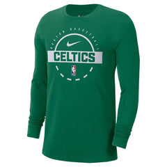 Boston Celtics Authentic Long Sleeve Practice T-Shirt - Kelly Green outlet