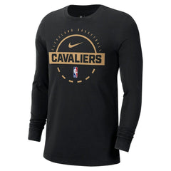 Cleveland Cavaliers Authentic Long Sleeve Practice T-Shirt sale - Black on sale