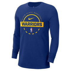Golden State Warriors Authentic Long Sleeve Practice T-Shirt sale - Royal sale