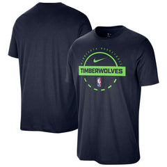 Minnesota Timberwolves Authentic Practice T-Shirt - Navy for sale