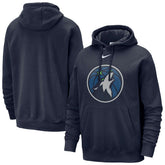 Minnesota Timberwolves Essential Logo Club Pullover Hoodie - Navy shop