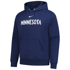 Minnesota Timberwolves Sportswear Essential Wordmark Club Hoodie - Navy on sale